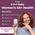 MaryRuth Organics 3-in-1 Daily Health 40+ Probiotics for Women - 50 Billion CFU - 30 ct - Estrogen Supplement
