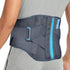 Back Brace for Lower Back Pain Relief with Lumbar Pad for Men and Women - Gray/Blue, S/M Fit