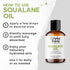 Squalane Oil - 100% Pure & Natural Plant Derived Facial Oil 2 Fl Oz - Cold Pressed Premium Grade Moisturizing Oil