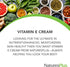 Natures Plus Vitamin E Cream - 30,000 iu, 2.2 oz - Relieves Dry Skin, Soothes Minor Irritations, Vegan