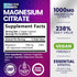 Magnesium Citrate Extra Strength 1000 mg - Chelated for Max Absorption, Magnesium Supplement for Muscle Health, Nerve, Bone & Heart Support, Nature's Magnesio Vitamin Pills, Non-GMO - 120 Capsules