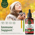Immune Immunity 84-Day HERBAMAMA Chaga Mushroom Tincture - Vegan Support & Defense with Chaga Mushroom Extract Drops