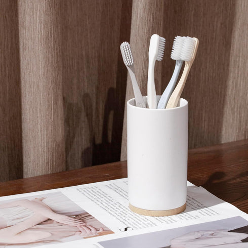 Packaging, 4 Pack DR.BRIGHT Eco-Friendly Toothbrushes, Natural Biodegradable Toothbrushes, Soft Toothbrush for Adults