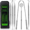 6 Pack Dental Tools Teeth Cleaning Kit, Stainless Steel Plaque Tartar Remover for Adults, Kids, and Pets