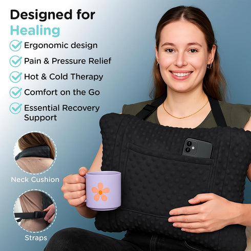 Pack Zomaple Recovery Hysterectomy Pillow with Gel & Waist Support Post Abdominal Surgery Must Haves Ideal