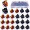 JANYUN 48Pcs Mini Hair Claw Clips - Black Brown Small Hair Clips for Girls Women, Plastic Multifunction Clamp