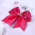 Large 7 Inch Glitter Bow Clip for Women Teens Girls, Bling Party Hair Accessories