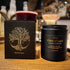 Kristen 7.05oz, 42-Hour Luxury Candle Gift for Men Cedarwood & Vetiver Soy Candle, Handcrafted Black Jar, Burn, Premium