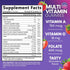 Multivitamin Gummies for Adults, Daily Gummy Vitamin for Women & Men, Extra Strength Immune Health Support Supplement with Vitamins A, C, D, E, B-6, B-12, Zinc and More - Non-GMO, Berry - 120 Gummies