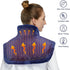 CAROMIO Weighted Heating Pad for Neck and Shoulders, Large Electric Fast Heating Pad for Pain Relief