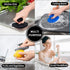 BEAUTAIL Silicone Sponge, Non-Scratch Scrub Sponges for Dishes, 1 Pack Black Kitchen Fruit Vegetable Cleaning Brush