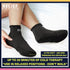 Relief Genius Cold Therapy Socks with Reusable Gel Ice Packs for Sprains, Muscle Pain, Swelling, Arthritis (Black,