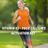 K2 MK-7 Gummies 100mcg, K2 60 Gummies Vitamin Extra Strength Vitamin Supplement for Bone & He-Art Support, Chewable