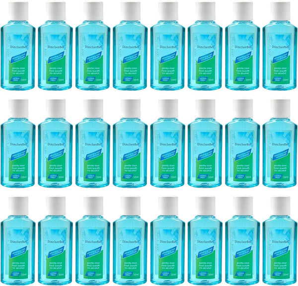Mouthwash Travel Size, Portable Original Mint, 35ml/1.2oz (24 Pack)