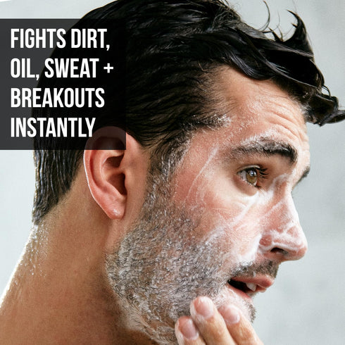 RUGGED & DAPPER - Daily Men's Face Wash + Scrub, 5 Month Supply, Deep Exfoliating Cleanser, Prevents Breakouts, Acne