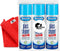 Sprayway Glass Cleaner Foam Action Cleaner 19 oz with Cleaning Cloth in Packaging (3 Pack)