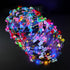 PTHTECHUS 12 Pack LED Flower Headband Crown - Glow in The Dark Party Supplies for Men Women