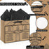 Set Housewarming Gift Bag House Shaped Home Sweet Home Gift Wrap Bag with Tissue Paper Greeting Card Decorations