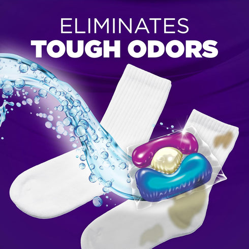 HAMMER 5-IN-1 72 ARM & Plus OxiClean With Odor Blasters Laundry Detergent, Power Paks, Ct