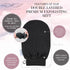 Seraphic Skincare Double-Layered Korean Exfoliating Mitt - Viscose Fiber Glove for Deep Exfoliation and Tan Removal