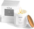TRINIDa Aromatherapy Candle Non-Toxic Soy Wax Candle with Citrine Crystal, Lavender Blend