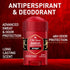 Old Spice Antiperspirant and Deodorant for Men, 24/7 Sweat and Odor Protection, Swagger Cedarwood Scent