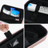 BOVKE Glucose Monitor Case, Diabetic Supply Travel Bag for Glucose Meter, Blood Sugar Test Strips, Lancets, Rosegold