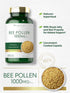 Carlyle Bee Pollen Supplement, 1000mg, 200 Caplets with Royal Jelly and Bee Propolis, Vegetarian, Non-GMO