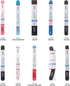Kiss File All Purpose & Smoother - Pack of 6 Files, 180 Medium, 600 Extra Fine for Natural and Artificial Nails