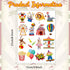 Maitys 288 Pcs Carnival Circus Tattoos for Kids, 48 Styles Temporary Tattoos for Birthday Party Decorations