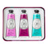 La Chatelaine Hand Cream Gift Set for Women, Travel Size, Natural Hand Cream with Organic Shea Butter (Cherry Almond,