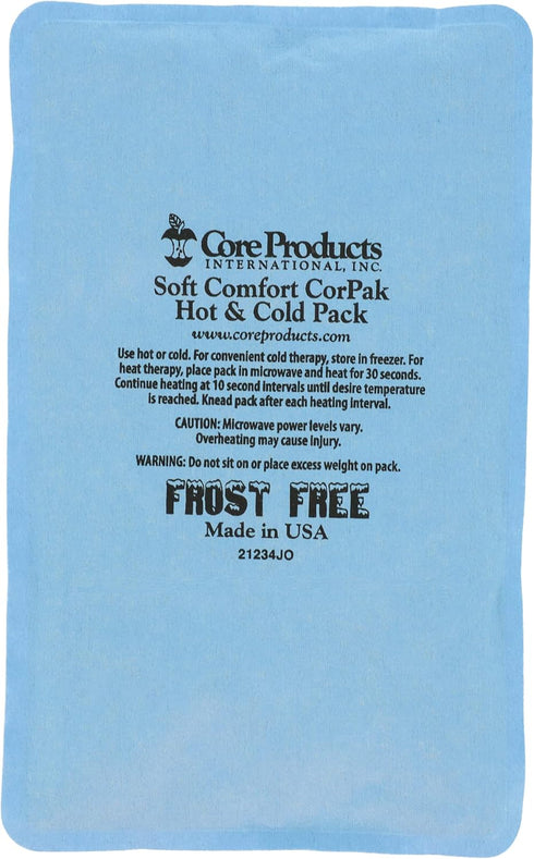 Core Products Soft Comfort CorPak, No Frost Hot and Cold Therapy Pack - 6" x 10"
