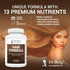 Dr. Berg All-in-One Vitamins for Hair, Skin, & Nails - 90 Veg Capsules with Biotin, Saw Palmetto, DHT Blocker