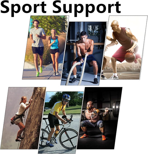 LAVAED Knee Brace with Side Stabilizers, Adjustable Non-Slip Open-Patella Compression Wrap for Knee Pain