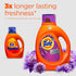 Tide Plus Febreze Freshness HE Turbo Clean Liquid Laundry Detergent, Spring & Renewal Scent, 105 fl oz, 74 Loads