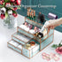 Makeup Organizer Cosmetic Organizer, Tempered Glass Vanity Organizer for Cosmetics, Hair Tools, Brushes, Perfume