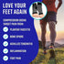 Bitly Plantar Fasciitis Socks for Women & Men - Best Foot & Ankle Compression Sleeve, Brace for Everyday Use - Provides Arch Support & Heel Pain Relief (Gray, Medium)