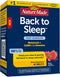 Nature Made Back to Sleep - Melatonin Fast-Dissolve Tablets, L-Theanine and GABA for Relaxation, 40 Tablets