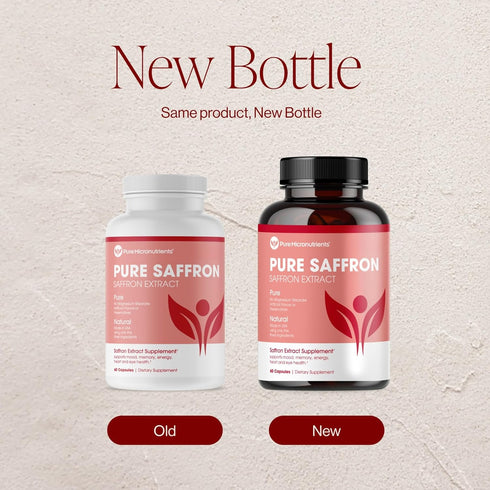 Saffron Supplements - 100% Pure Saffron Extract Capsules for Energy, Mood, Eye & Heart Health Support