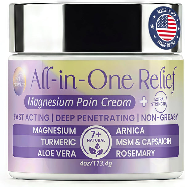 PURPLE CANYON All in One Magnesium Pain Cream Natural Pain Relief Cream