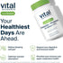 Hyperbiotics Vital Nutrients Prebiotic and Probiotic for Women and Men, 60 Billion CFU, 30 Vegan Capsules
