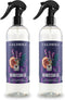 Caldrea Linen and Room Spray Air Freshener - 16 oz, Made with Essential Oils, Lavender Cedar Leaf, 2 Pack