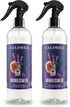 Caldrea Linen and Room Spray Air Freshener - 16 oz, Made with Essential Oils, Lavender Cedar Leaf, 2 Pack