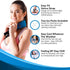 Cool + Relief Cooling Ice Pack Bandana - 16 x 2.5 x 0.8 Inch Head Wrap with Cool Pads in Blue