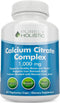 Calcium Citrate 1000mg, 365 Vegan Capsules - Without Vitamin D, Added Parsley, Dandelion, Watercress