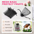 ANZNKU 50 Pack Premium Sheer Organza Bags, 3x4 Inch Small Gift Bags with Drawstring for Jewelry, Party Favors