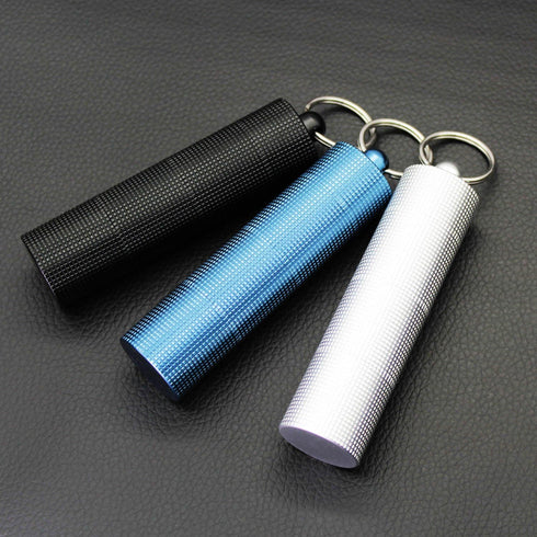 PPFISH EDC 3 PPFISH Portable Daily Pill Case, Compartments Anti-Skid Aluminum Alloy Waterproof Pill Box Dispenser