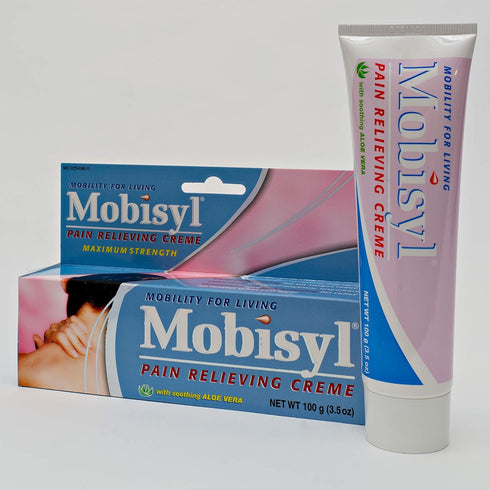 Mobisyl Pain Relieving Creme with Soothing Aloe Vera, 3.5-Ounce Tube