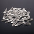 Hotop 50 Pack Hair Clips Snap Barrettes for Kids, Girls and Women, 50 mm (Silver)