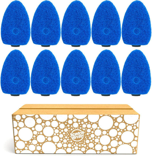 Scotch-Brite Non-Scratch Dishwand Sponge Refills, 10 Dishwand Refills for Kitchen and Household Cleaning